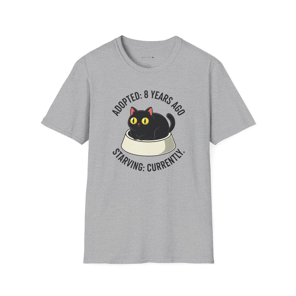 Adopted and starving  t-shirt