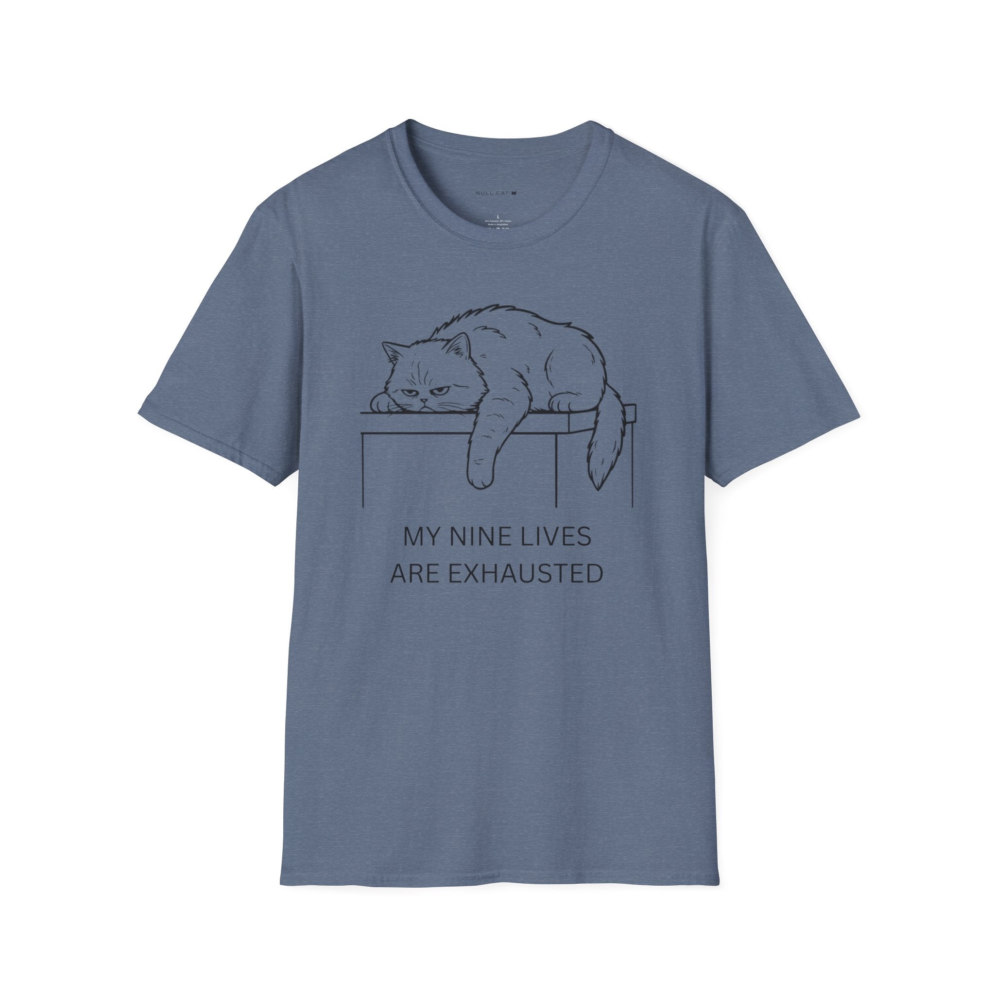 9 lives exhausted t-shirt