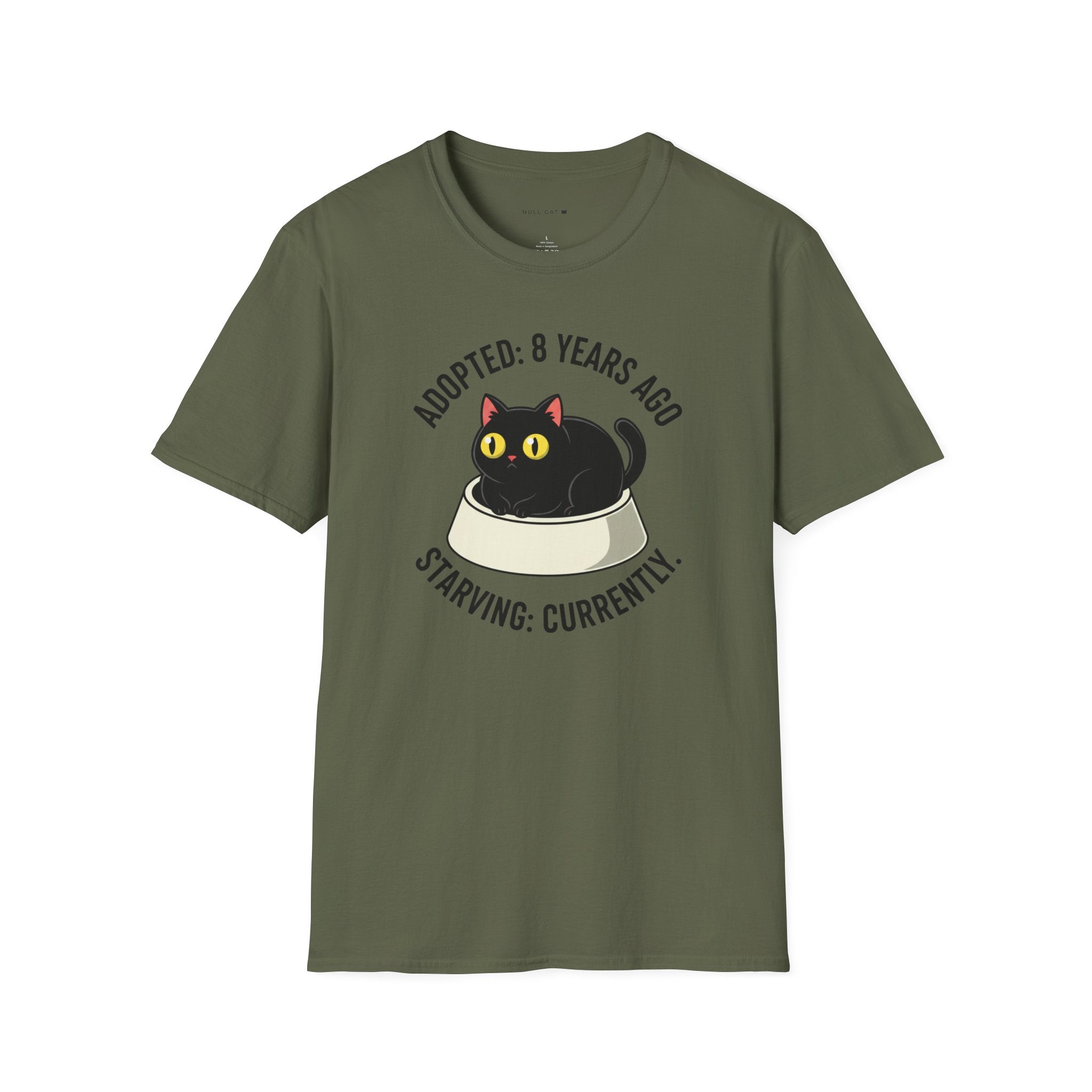 Adopted and starving  t-shirt