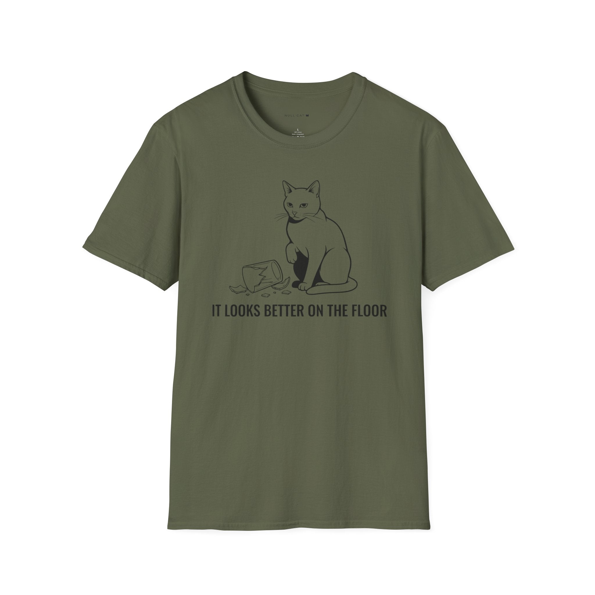 Looks better on the floor t-shirt